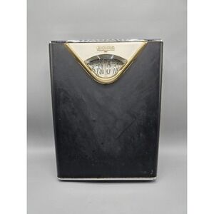 Vintage‎ MCM Borg Flight Bathroom Scale Made In USA Black Brass